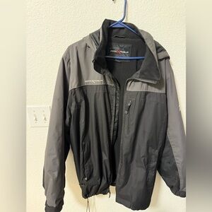 ZeroXposur Men's Two-Tone Black and Gray Jacket